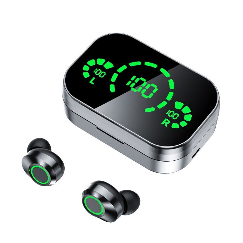 YD03 Wireless Bluetooth Headset with Smart Digital Display & Breathing Light - LightningZap