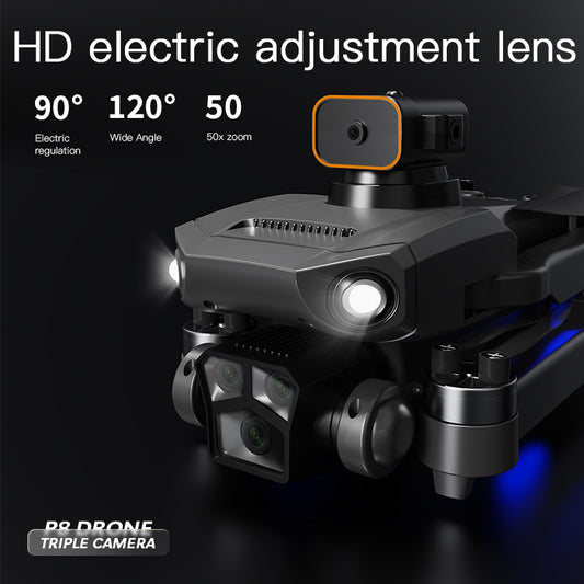 P8 Pro HD GPS Drone with 5 Lenses & Obstacle Avoidance - LightningZap