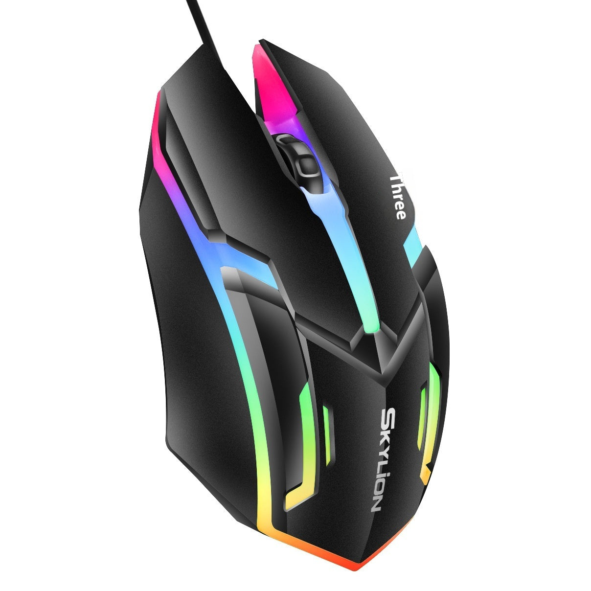 Wired Luminous USB Mouse for Office, Home, and Gaming - LightningZap