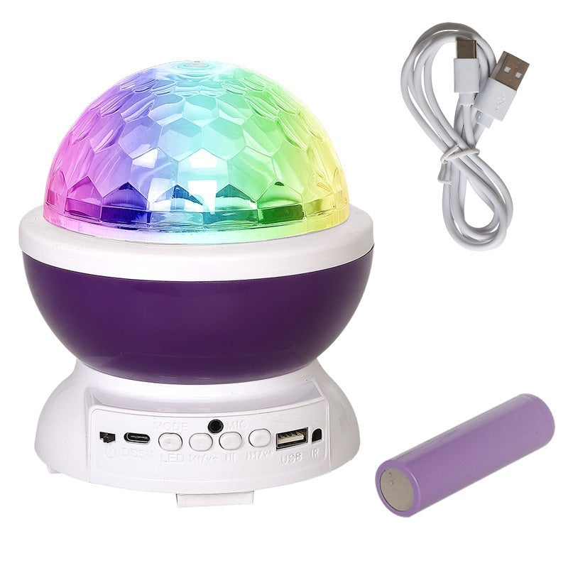 Wireless Bluetooth Karaoke Speaker with Rotating Lights & Subwoofer - LightningZap