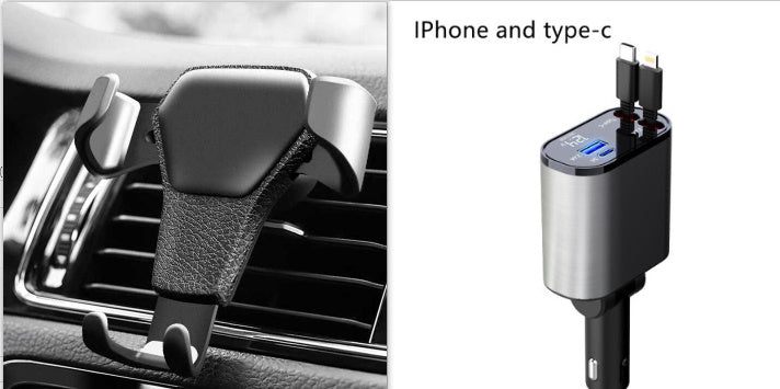 Metal Car Charger – Fast USB & Type-C Adapter - LightningZap