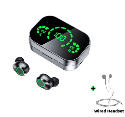 YD03 Wireless Bluetooth Headset with Smart Digital Display & Breathing Light - LightningZap